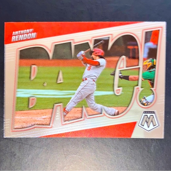 Anthony Rendon - BANG! Holo Prizm 2022 Panini Mosaic Baseball #BG-13 - Picture 1 of 2